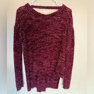 Xhilaration Purple Long Sleeve Sweater